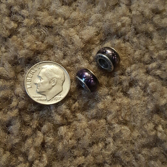 2 purple spacers