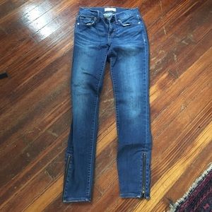 Madewell ankle zip jeans