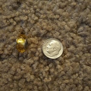 Yellow pandora charm