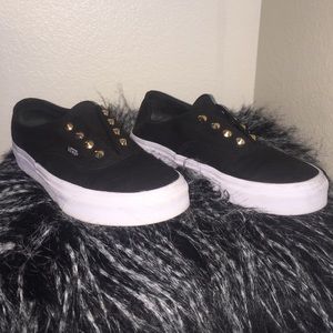 Studded slip on vans