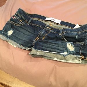 Hollister jean shorts