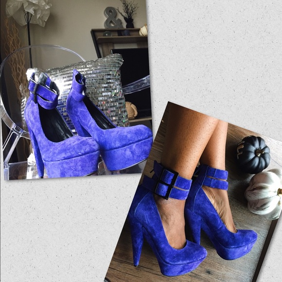 ASOS Shoes - ASOS // Blue platform heels // 6 (New Years /bday) ASOS Shoes - ASOS // Blue platform heels // 6 (New Years /bday)