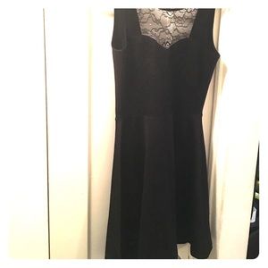 H&M black skater dress