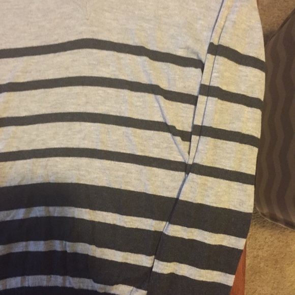 SOLD Dark & light grey striped sweater - Picture 2 of 4