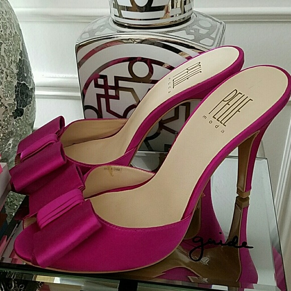 Fuschia heels