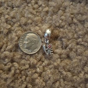 Philly love statue charm