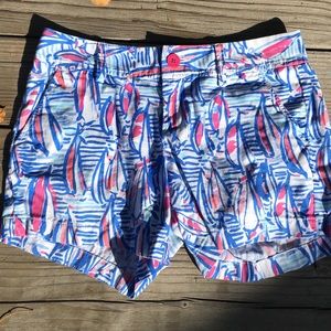 Lilly Pulitzer Red Right Return shorts size 4