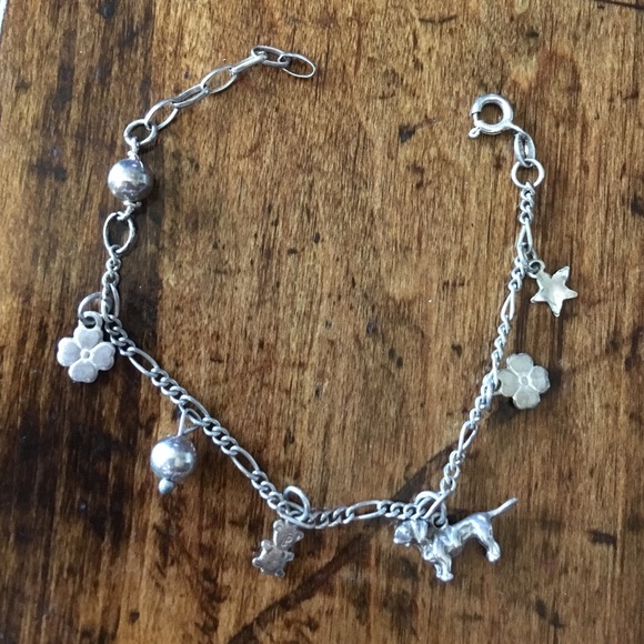 .925 silver charm bracelet
