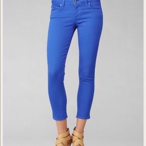 Paige Roxbury Crop Tilt Skinny Cropped Jeans