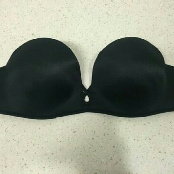 VS 34B strapless black bombshell