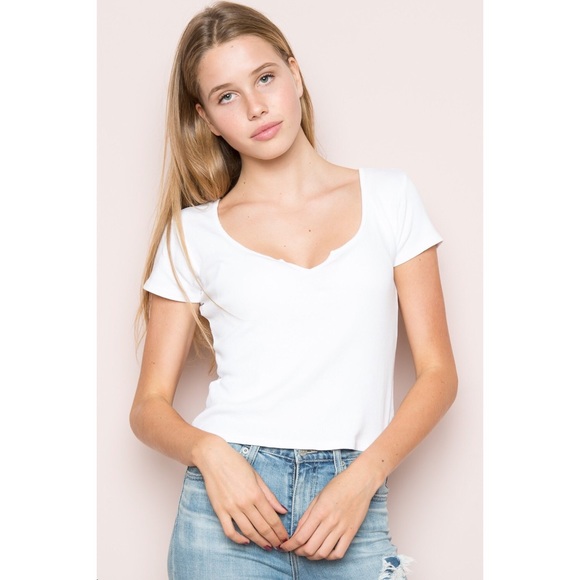 Brandy Melville Tops Brandy Melville White Top Poshmark
