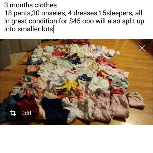 3 month girls lot
