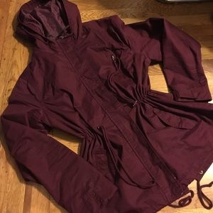 Maroon Anorak Jacket