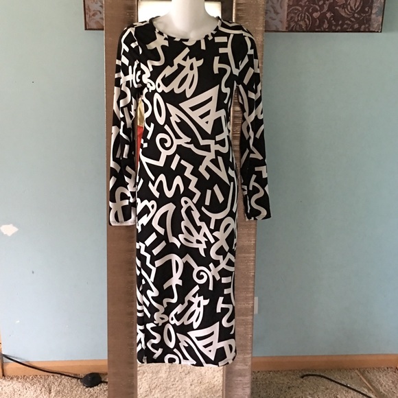 Graffiti Print Dress