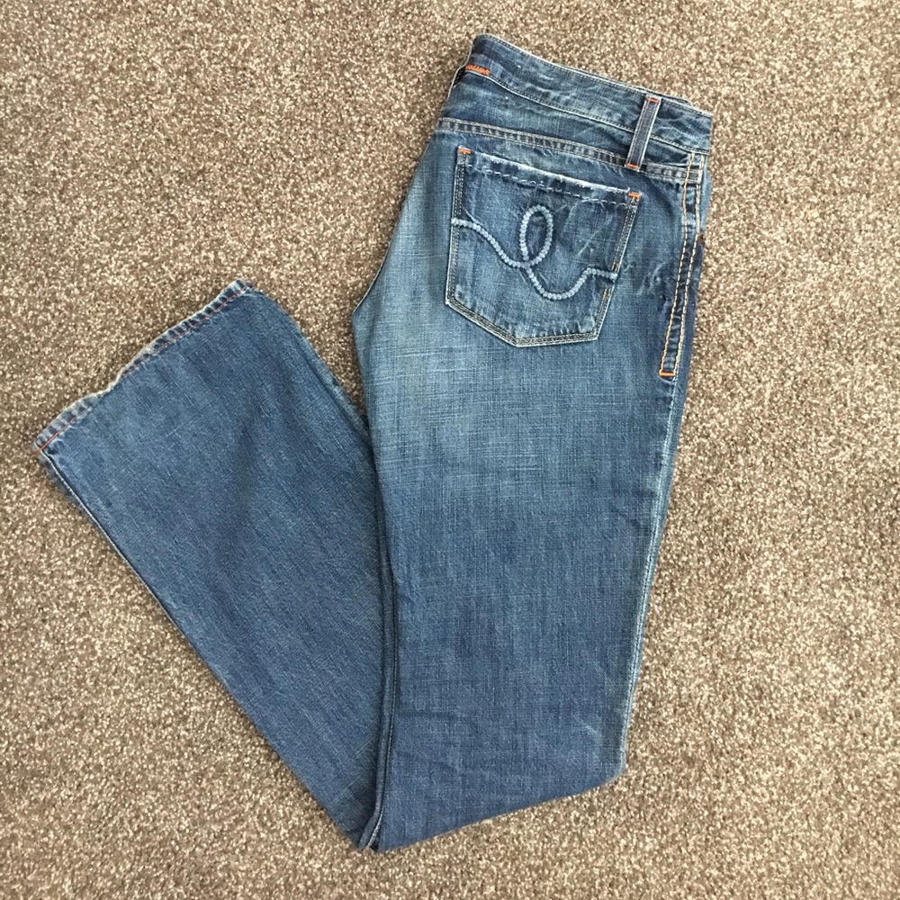 Sacred Blue Flare Jeans