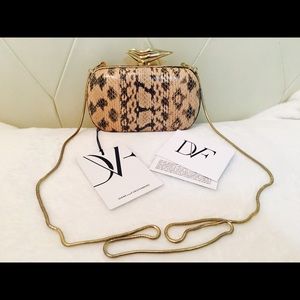Diane von Furstenberg Flirty Minaudière Lips Bag