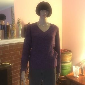 SOLD!!! Purple V Neck Sweater