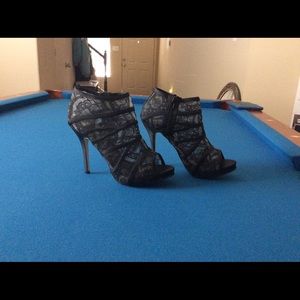 Wild Rose peep toe bootie