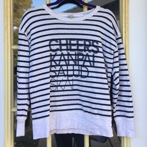 J Crew "Cheers" sweater size S