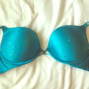 turquoise 34B Victoria's secrets bombshell bra