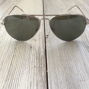 Electric sunglasses silver aviators