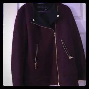 Burgundy Zara Jacket