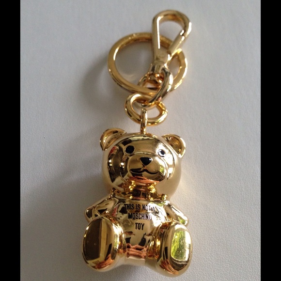 Moschino bear key chain and/or bag charm