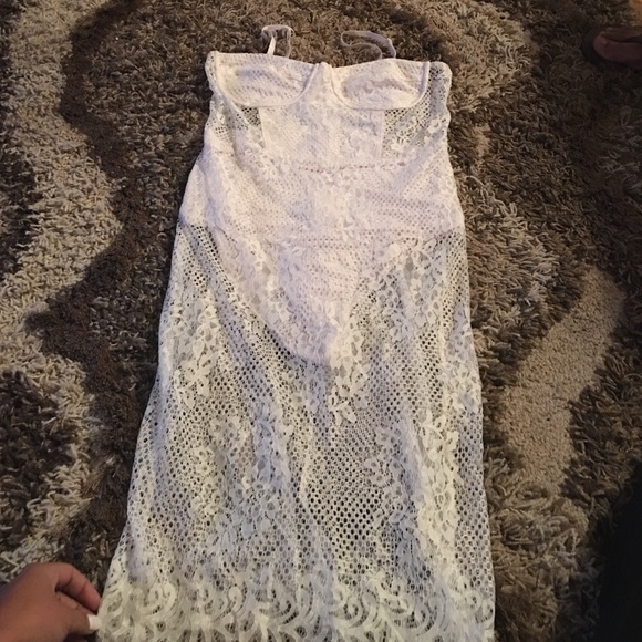 White sexy dress