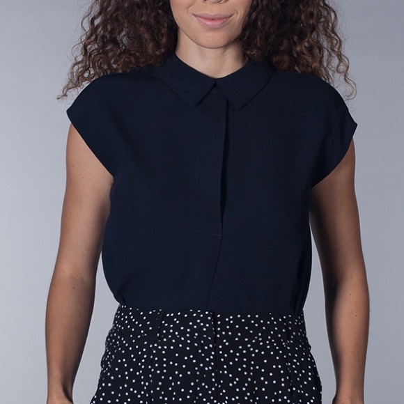 Boxy Peter Pan Blouse