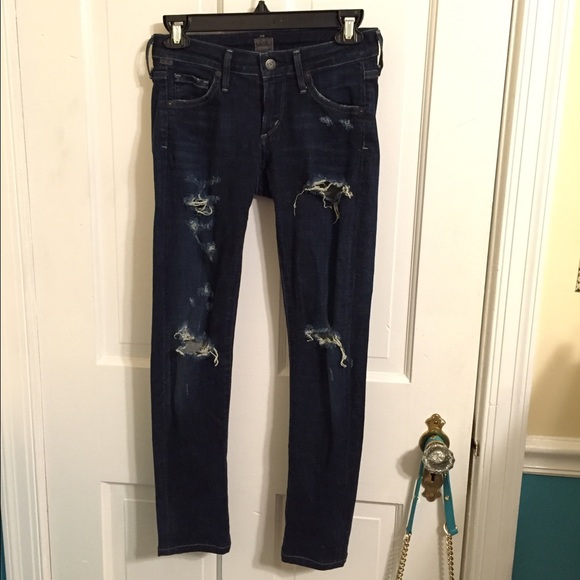 Citizens of Humanity Distressed Skinny size 25
