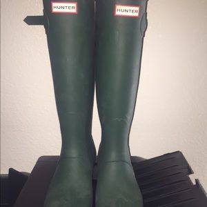Dark Green Hunter Boots
