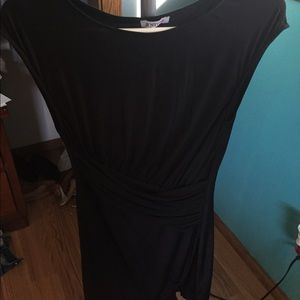 JustFab Black Form-Fitting Dress
