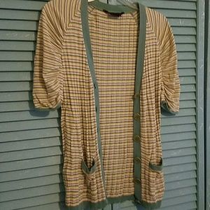 BCBG Striped Cardigan