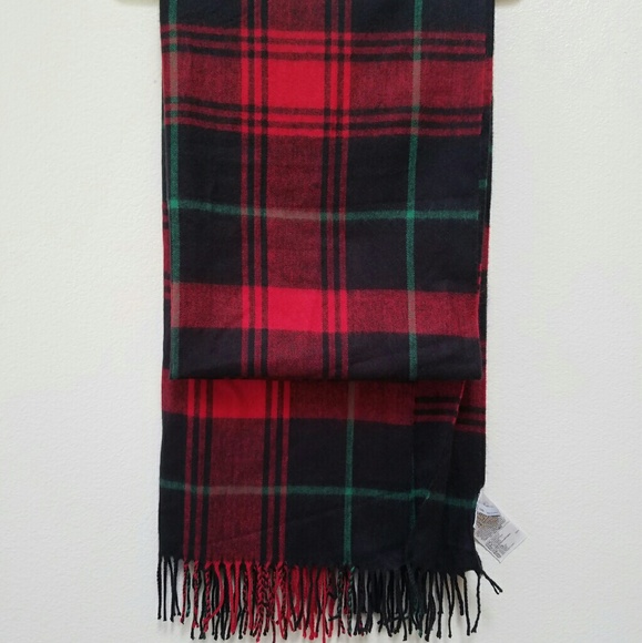 Oversized Plaid Scarf