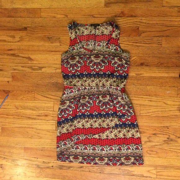 Mod Cloth printed paisley dress