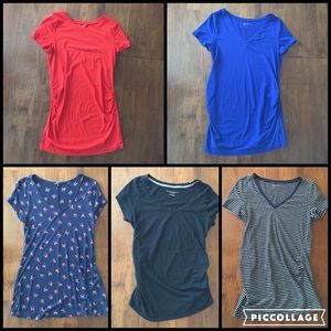 BUNDLE! Maternity t-shirts, medium.