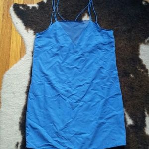 Zara Light Blue Midi Dress