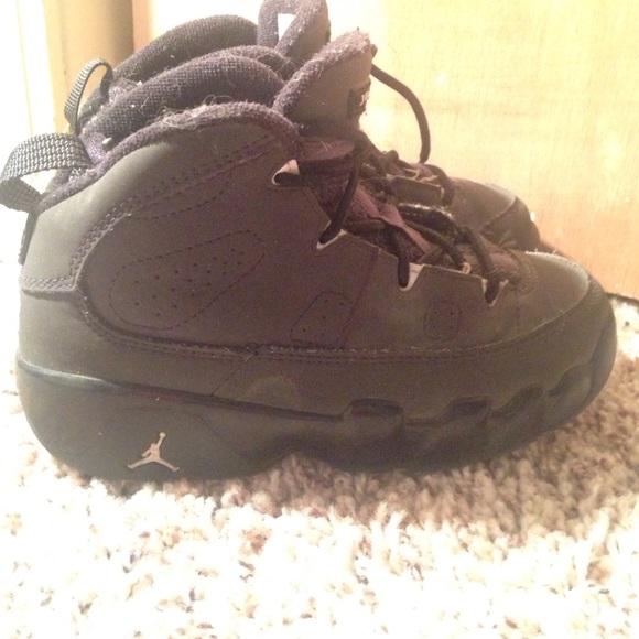 Grey and black Jordan's