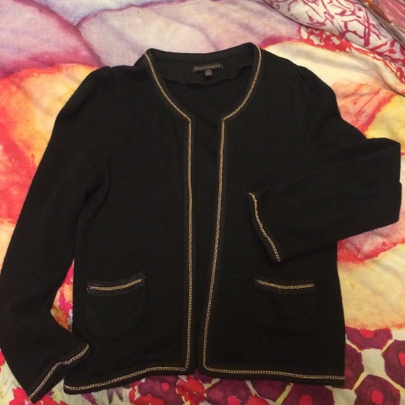 Chain detail black Cardigan from Urban Outfitters