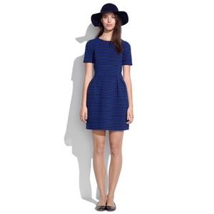 Madewell Dress |  Blue & Black Striped