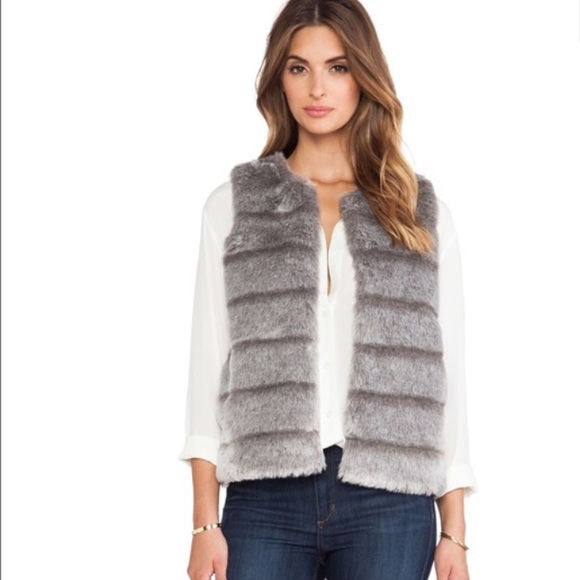 Joie Fur vest NWT