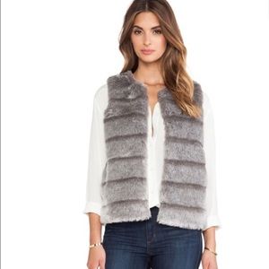 Joie Fur vest NWT