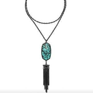 Kendra Scott Rayne Necklace in teal magnesite