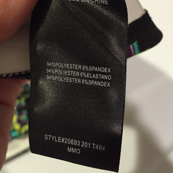 Bebe multicolor and print stretchy skirt - Picture 4 of 4