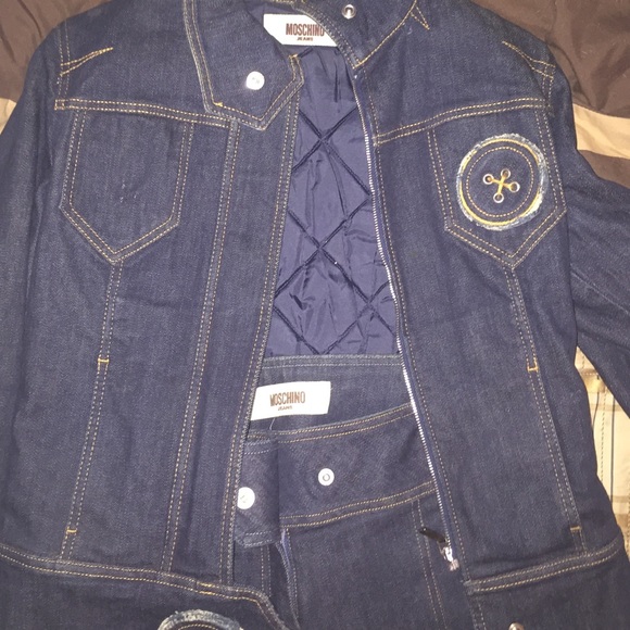 Moschino jean jacket with matching jeans - Picture 1 of 4