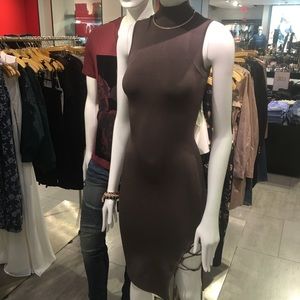 Cute slim dress thigh fitted