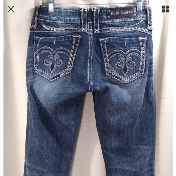 Rock Revival Women's Blue Jeans Size 28 * 33