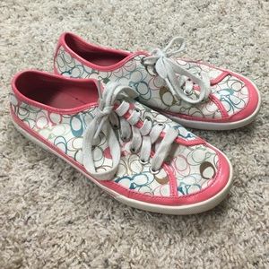 Lightly worn Coach sneakers!
