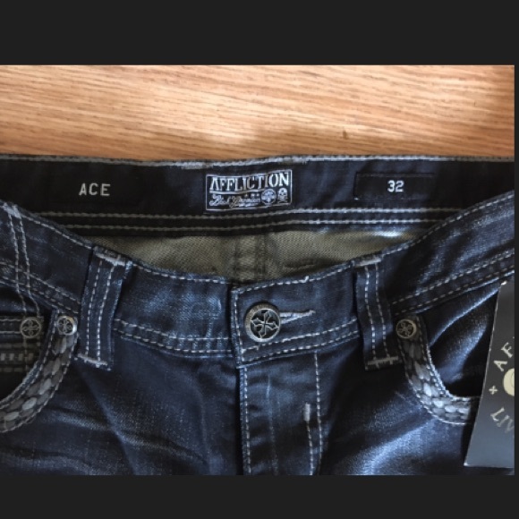 Men's Affliction Jeans - Picture 2 of 4