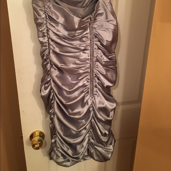 Silver homecoming dress - Picture 4 of 4